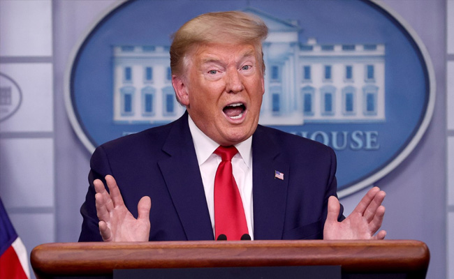 Donald Trump Abandons "Enemy" Media Briefings - Then Comes Right Back