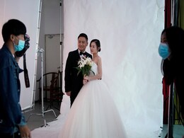 "Didn't Give Up": Weddings Resume In China's Virus Epicentre As Lockdown Lifts "Didn't Give Up": Weddings Resume In China's Virus Epicentre As Lockdown Lifts