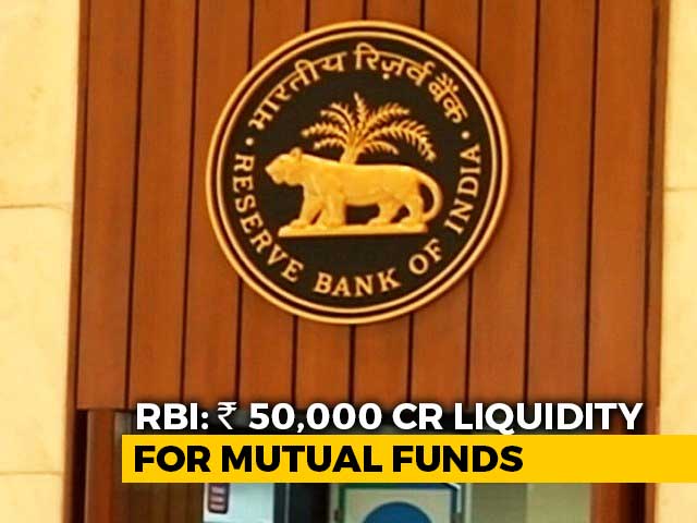 RBI Announces Rs 50,000-Crore Boost For Mutual Funds