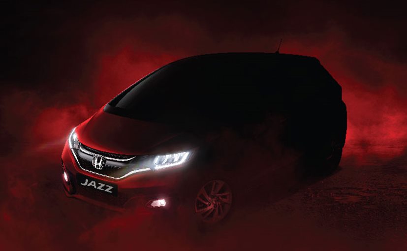 2020 Honda Jazz BS6 Teaser Reveals New LED Headlamps And Updated Grille