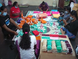 Differently-Abled Homeless Women Make Masks For Chennai Sanitary Workers Differently-Abled Homeless Women Make Masks For Chennai Sanitary Workers