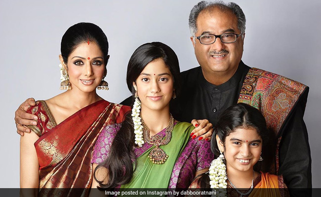 This Throwback Pic Of Sridevi, Janhvi, Khushi And Boney Kapoor Is Pure Love