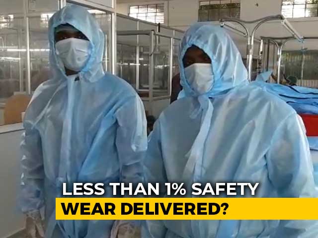 COVID-19: Less Than 1% Of 70 Lakh Protective Gear Supplied Domestically