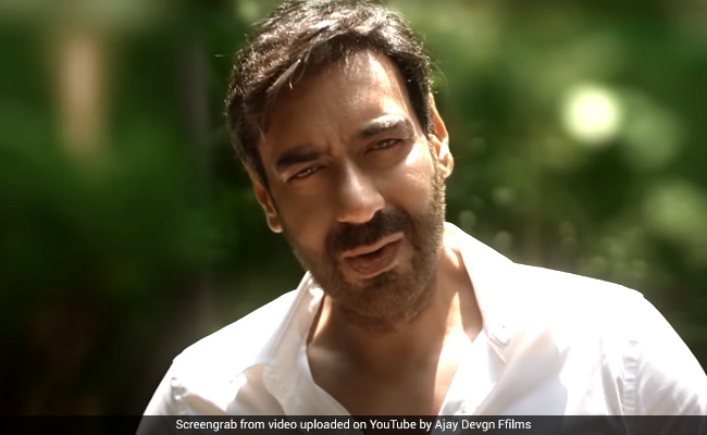 <I>Thahar Ja</I>: Ajay Devgn, Assisted By Son Yug, 9, Asks Fans To "Pause, Reflect And Pray" In New Song