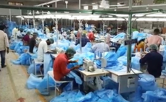 Virus-Hit Textile Units In Tamil Nadu's Tiruppur Turns To Mask Production