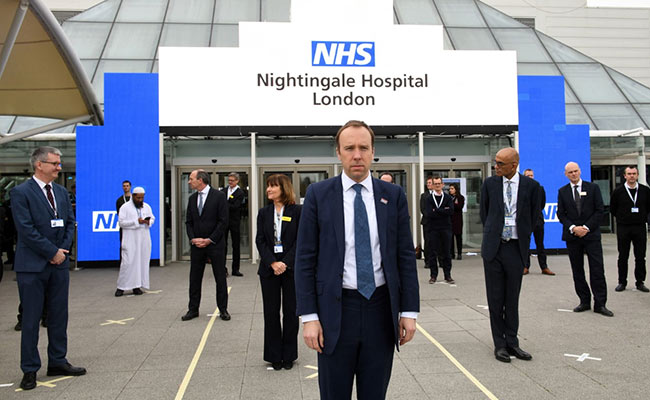 UK Opens 4,000-Bed Coronavirus Hospital Built In 9 Days