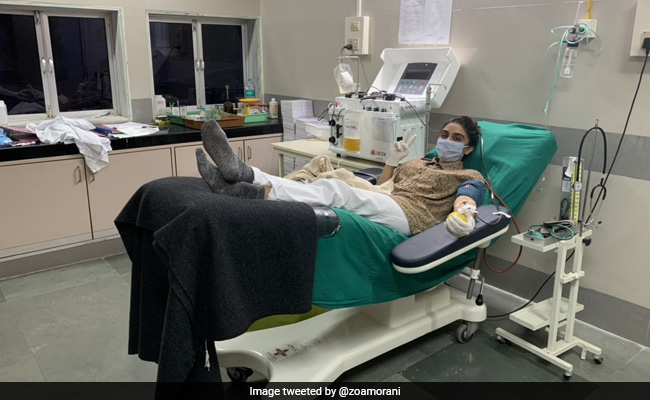 जोया मोरानी ने दूसरी बार डोनेट किया प्लाजमा, बोलीं-पिछली बार एक पेशेंट की जान बची थी