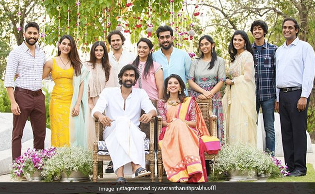 "Best News Of 2020": Samantha Ruth Prabhu Shares Family Pic From Rana Daggubati And Miheeka Bajaj's Engagement