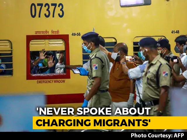 Never Talked About Charging Migrant Workers Train Fare: Centre Amid Row