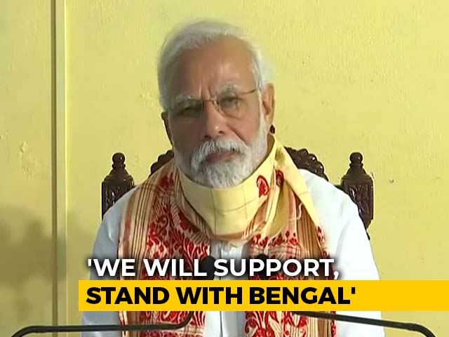PM Announces 1,000 Crores Interim Relief For Bengal After Cyclone Survey