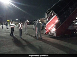Air India Flight Carrying 182 Stranded Indians From Sharjah Lands In Lucknow Air India Flight Carrying 182 Stranded Indians From Sharjah Lands In Lucknow