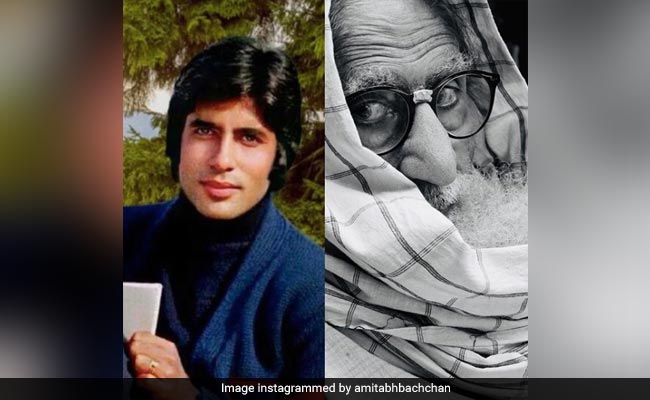Amitabh Bachchan, As He Once Was Vs As He Is Now. See His Post