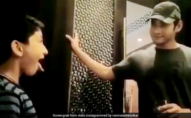 Mahesh Babu And Son Gautham Play "Blink You Lose" In Namrata Shirodkar's Throwback Video. Guess Who Lost