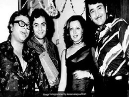 Rishi, Randhir Kapoor, Babita And R D Burman In Kareena's "Irreplaceable" Pic Rishi, Randhir Kapoor, Babita And R D Burman In Kareena's "Irreplaceable" Pic