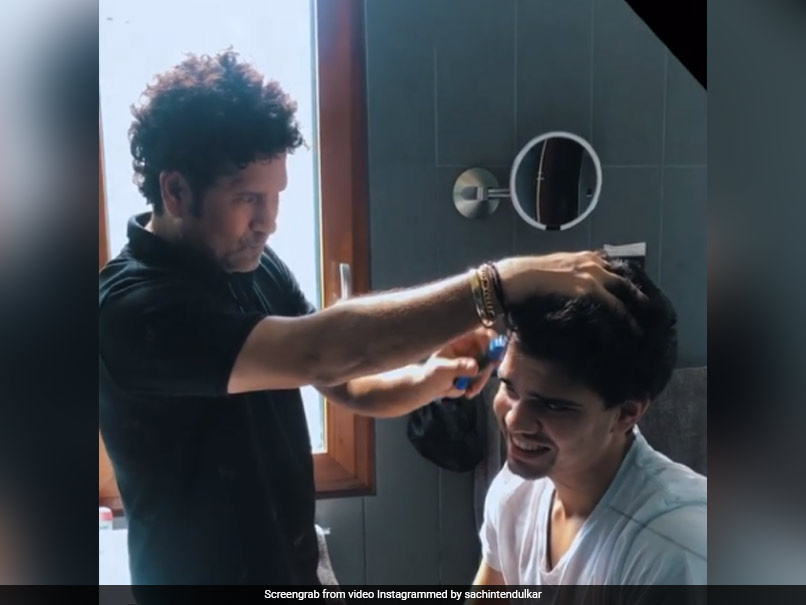 "As A Father You Need To Do Everything": Sachin Tendulkar Turns Barber For Son Arjun. Watch Video
