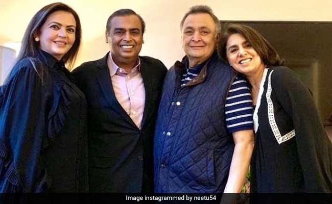 Neetu Kapoor's Shout-Out To The Ambanis, "Guardian Angels" While Rishi Kapoor Was Ill