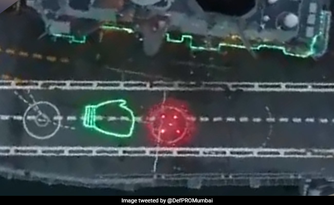 Watch: India's Aircraft Carrier "Punches" Coronavirus On Its Deck