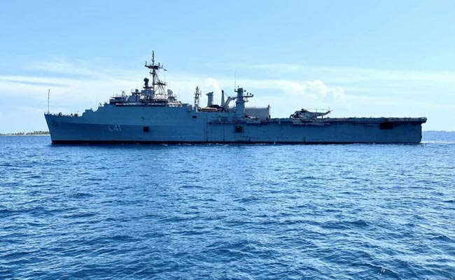 Coronavirus Outbreak: मालदीव में फंसे भारतीय लोगों को वापस लाने के लिए INS जलाश्‍व माले पहुंचा