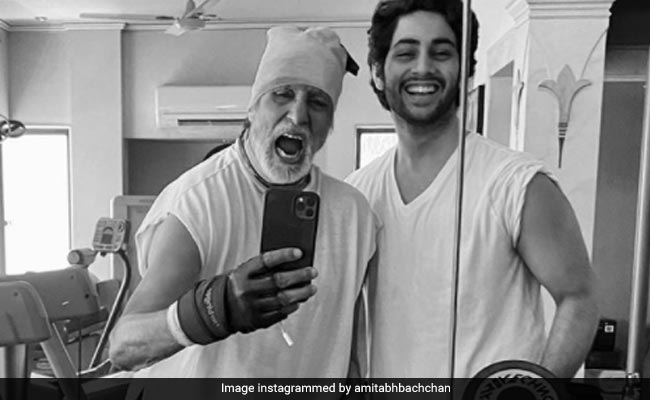 A Glimpse Of Amitabh Bachchan And Grandson Agastya Nanda's Thursday Workout Mood