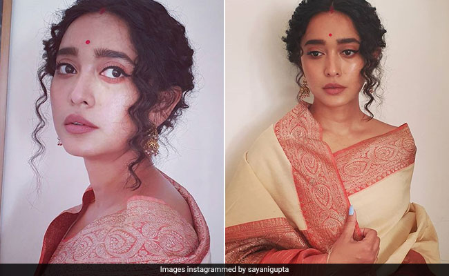 Sayani Gupta Takes A Walk Down Memory Lane In Her Mom's <i>Saree</i>