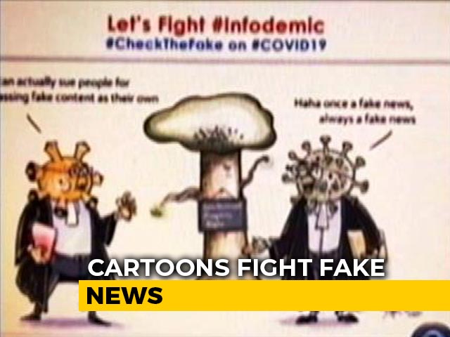 "Pandemic, Infodemic": 2 Cartoon Characters Battling Fake News In Assam