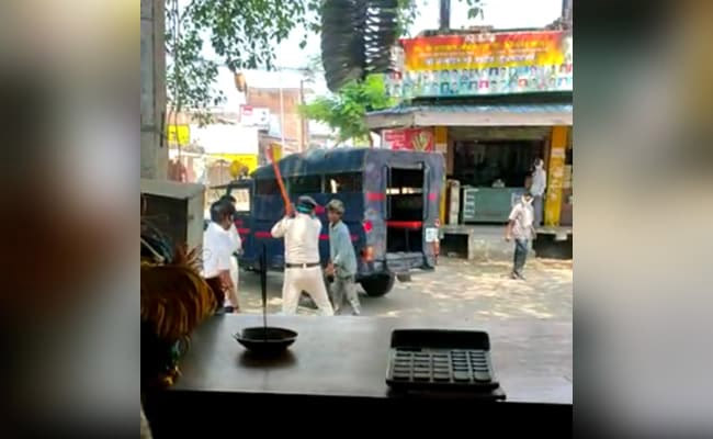 On Camera, Cops Beat Man With Batons In Madhya Pradesh; Probe Ordered