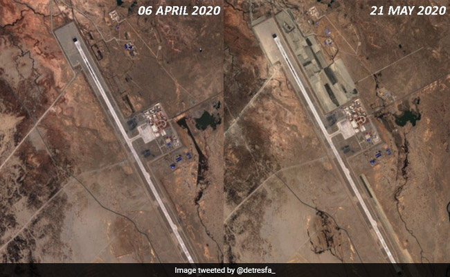 NDTV Exclusive: China Expands Airbase Near Ladakh, Fighter Jets On Tarmac