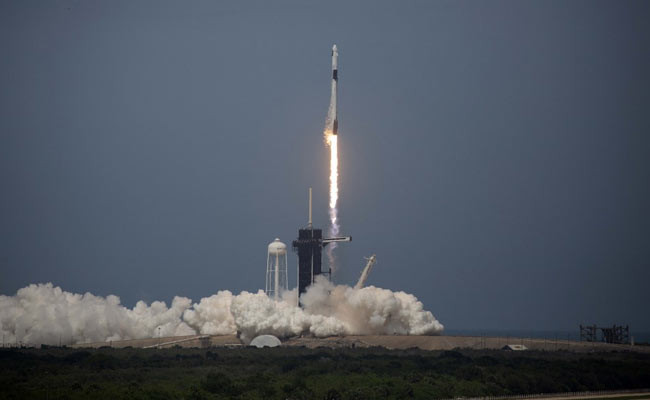 SpaceX Rocket Lifts Off In Historic First Crewed Mission By Private Firm