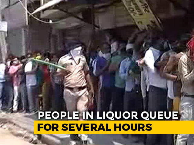Despite Steep Price Hike In Delhi, Huge Queues At Liquor Shops