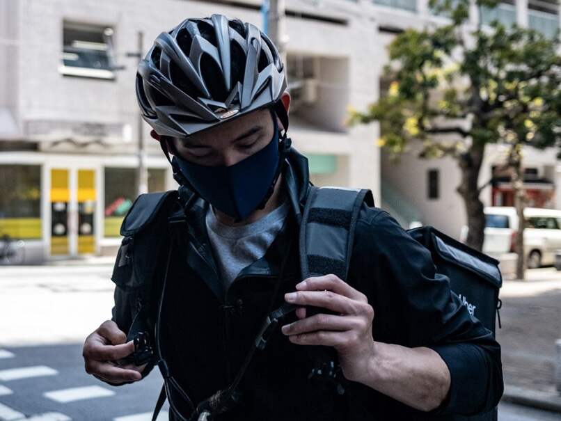 Waiting On Olympics, Japanese Fencer Turns To Uber Eats For Fitness, Money Waiting On Olympics, Japanese Fencer Turns To Uber Eats For Fitness, Money