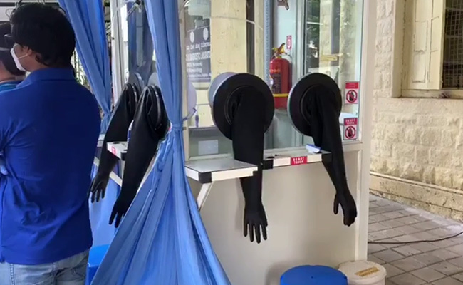 "Safer, Quicker" COVID-19 Testing Booth Inaugurated At Bengaluru Hospital