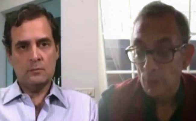 "India Needs Bigger Stimulus Package": Abhijit Banerjee To Rahul Gandhi