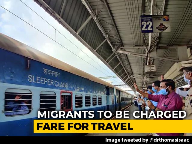 Centre's Order On States Taking Migrants' Train Fare Upsets Opposition