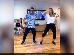 David Warner Dances To Mahesh Babu's Song Again, Admits Wife "Candice Kills Me" With Moves. Watch David Warner Dances To Mahesh Babu's Song Again, Admits Wife "Candice Kills Me" With Moves. Watch