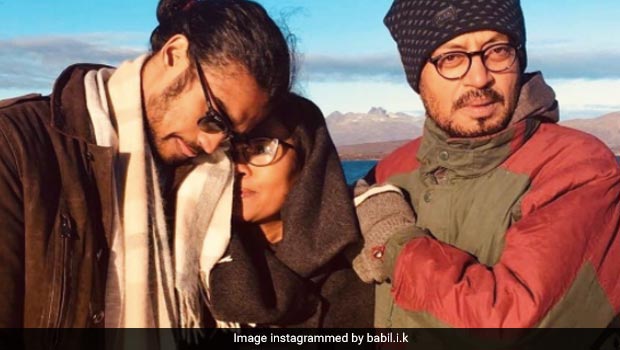 Irrfan Khan In A Hidden Gem With Son Babil And Wife Sutapa. See Pic