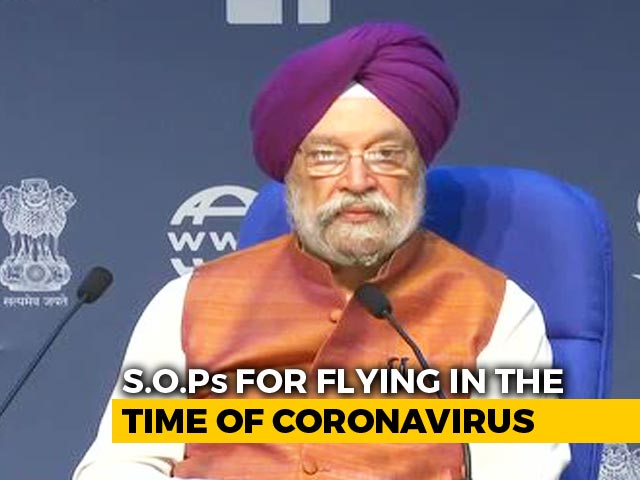 "Why Fuss Over Quarantine": Civil Aviation Minister On Domestic Flights Being Resumed