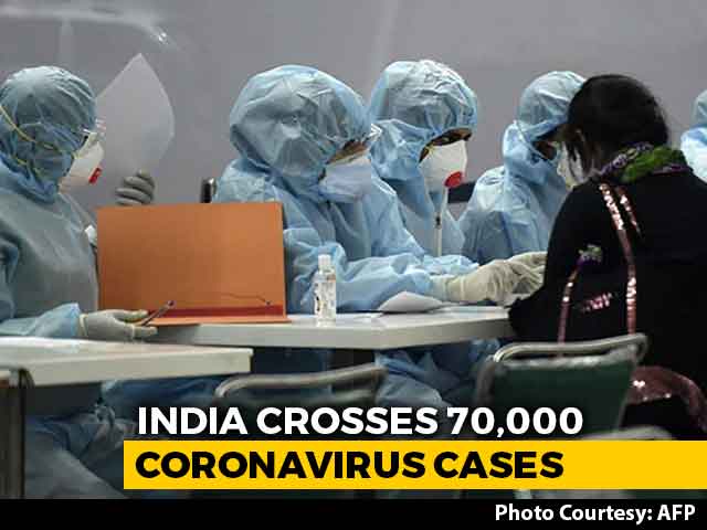 Coronavirus Cases In India Cross 70,000-Mark, 2,293 Deaths