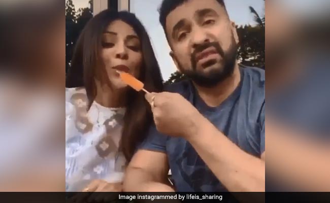 शिल्पा शेट्टी को चिढ़ा-चिढ़ाकर आइसक्रीम खा रहे थे राज कुंद्रा, तो एक्ट्रेस ने उसी पर दिया थूक...देखें Video