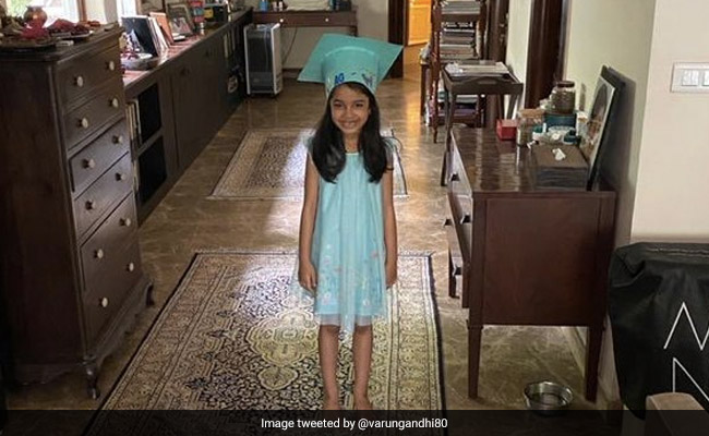 Varun Gandhi's Post For Daughter, Who Graduated As The Youngest In Class