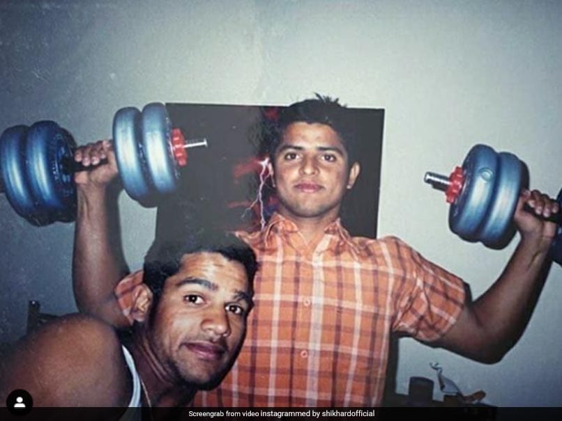 Shikhar Dhawan posts his old pic with Suresh Raina, anchor Gaurav Kapoor pulls their leg by saying...