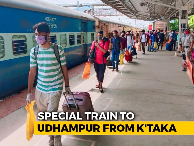 Special Train Leaves From Karnataka For Students From Jammu And Kashmir