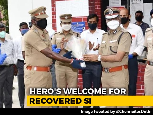 Chennai Cop Beats Coronavirus. Police Chief, A Band Welcome Him Back