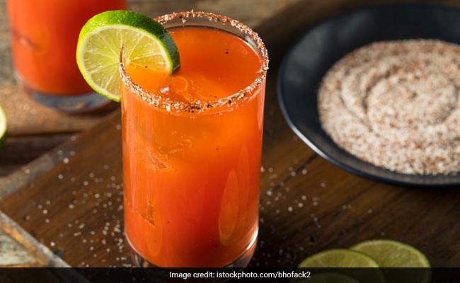 Making Bloody Mary, The Spicy Vodka Cocktail With An Indian Touch