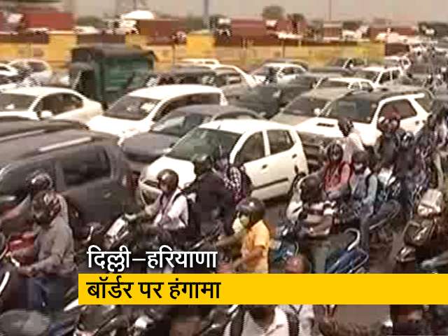 दिल्ली-हरियाणा बॉर्डर पर हंगामा, गुरुग्राम पुलिस पर लगे ये आरोप