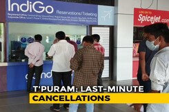 Thiruvananthapuram: Air Passengers Stranded Thiruvananthapuram: Air Passengers Stranded