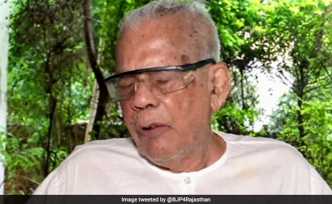 Former Rajasthan BJP Chief, Veteran Politician Bhanwar Lal Sharma Dies