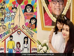 COVID-19 वॉरियर्स को धन्यवाद देने के लिए आराध्या बच्चन ने बनाई खूबसूरत पेटिंग, ऐश्वर्या ने शेयर की Photo COVID-19 वॉरियर्स को धन्यवाद देने के लिए आराध्या बच्चन ने बनाई खूबसूरत पेटिंग, ऐश्वर्या ने शेयर की Photo