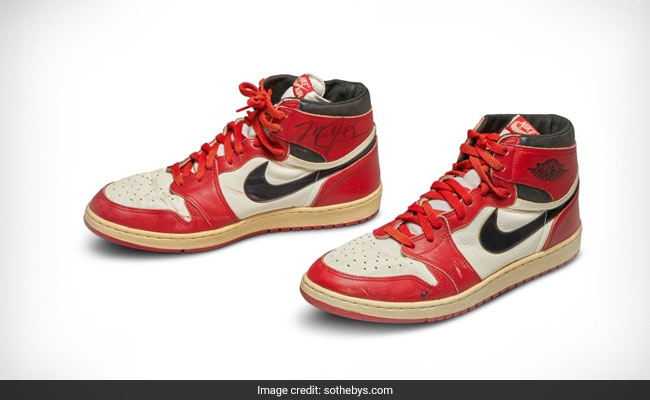 Michael Jordan's Game-Worn Sneakers Sold For Record $560,000 At Sotheby's Auction