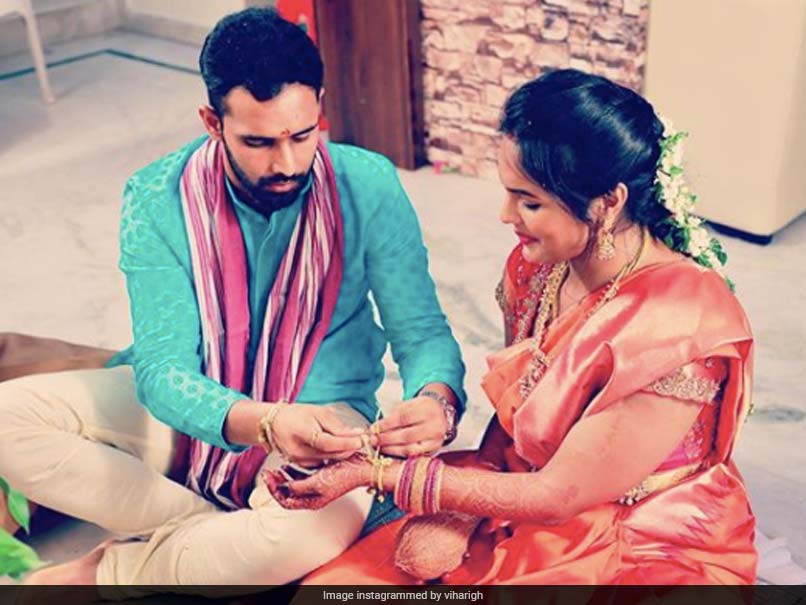 "First One Is Special One": Hanuma Vihari Shares Adorable Picture With Wife On Wedding Anniversary