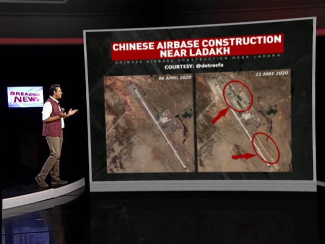 NDTV Exclusive: China Expands Airbase Near Ladakh, Fighter Jets On Tarmac